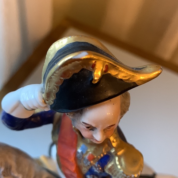 Scheibe-Alsbach "Davoust" Porcelain General on Horseback w Calvary Sword vintage - Picture 3 of 9
